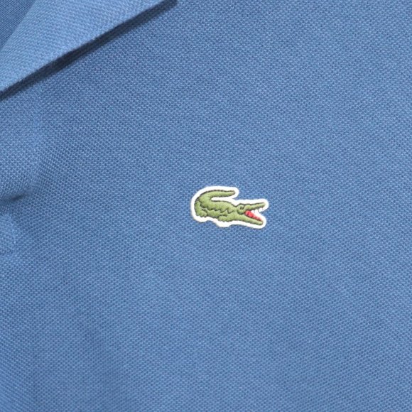 Lacoste Classic Fit Blue Long Sleeve Shirt size M - Picture 7 of 10